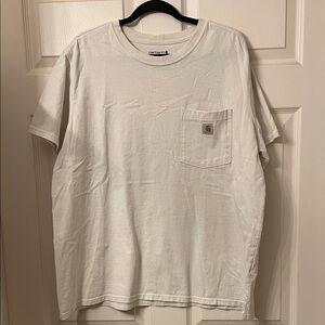 Carhartt Off-White Short Sleeve Pocket Tee